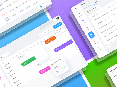 Appointment Booking Status Timeline View - Calendars appointment timeline booking booking status calendar calendar design component library components concept dashboard module modules project timeline roadmap shifting software time tracking timeline timeline view tracking web application