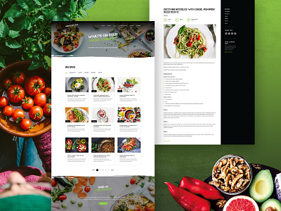 Market Place Fresh UI Design 04 australia blog blog page food food website fruit market market website melbourne recipe recipe page ui ui design uiux user interface ux ux design vegetable website website design