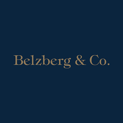 Belzberg & Co. branding design logo typography