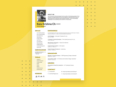 Free Adobe XD Resume Template adobe xd adobe xd resume curriculum vitae cv cv template design free cv template free resume template freebie freebies resume