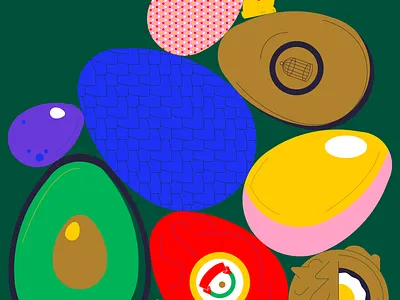 HAPPY EASTER cheese design dragon easter easter bunny easter egg egg illustration illustrator lidnt line line icon vector