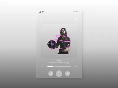#DailyUI - Music Player adobe xd design illustration music player ui
