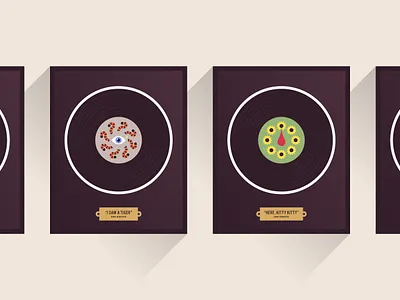 Joe Exotic's Wall of Fame album illustration music radial record tiger tiger king vinyl