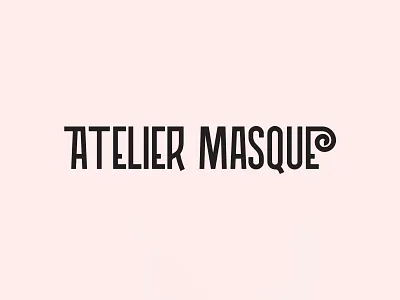 Atelier Masque 😷 app artwork branding covid19 creation design illustration logo mask masque packaging typography ui ux visual design web website