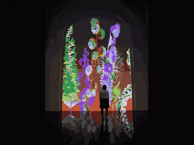 Virtual Garden design graphicdesign illustration weeklywarmup