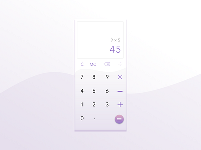 Calculator calculator dailyui dailyuichallenge