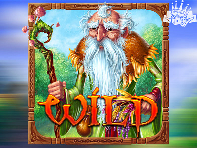 Druid as a WILD slot symbol druid druid art druid design druid slot symbol druid symbol gambling game art game design slot game art slot game graphics slot machine graphics slot symbol design slot symbol developer slot symbol development symbol creators symbol design developer symbol desugn creator