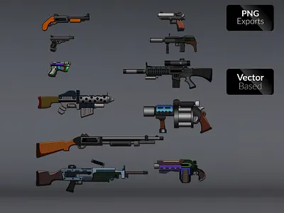 WEAPONS_ VOL.02 adventure design fantasy magic shield sword vector vector art weapons