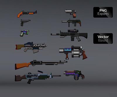 WEAPONS_ VOL.02 adventure design fantasy magic shield sword vector vector art weapons