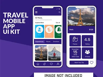 Travel Mobile App UI kit Design adobe xd app app design app ui design branding creative mobile mobile app sports apps travel travel app ui ui ux ui ux design ui deisgn ui design ui designer ui kit ux