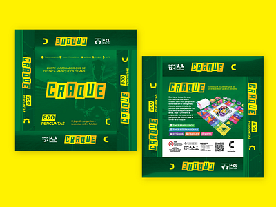 Craque boardgame board board game boardgame game game art game design package packaging packaging design player quiz soccer stadium team