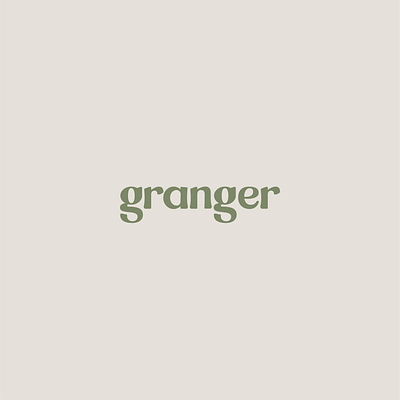 Granger logotype brand branding identity logo logodesign logotype mark wordmark