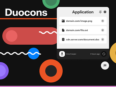 Duocons design freebie icon design icon set iconography icons ui