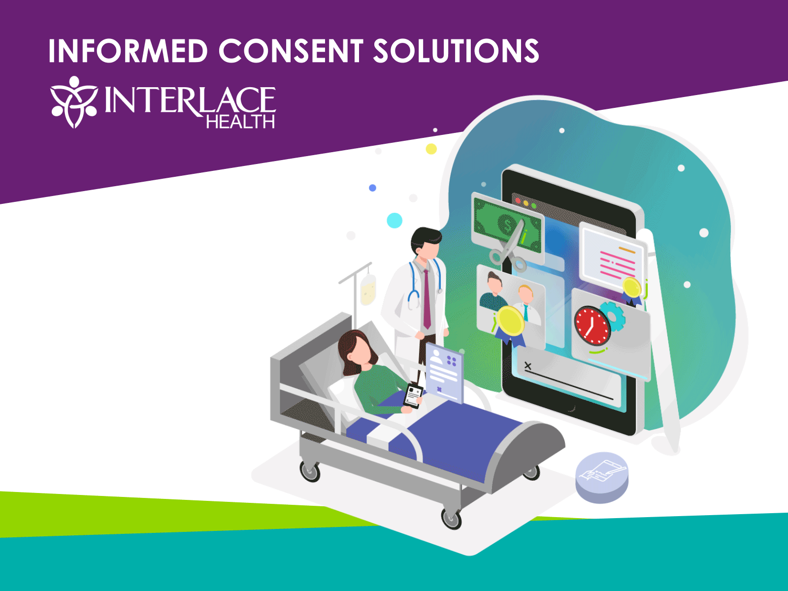 Interlace Health Informed Consent Solutions animated animation gif graphic healthcare illustration medical vector
