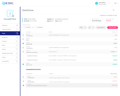 Bank Extract bank design extract ui ux