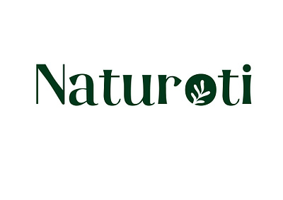 NATUROTI logo branding design illustration logo typography vector