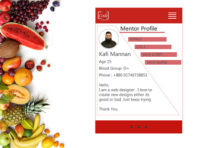 Mentor Profile design illustration logo ui ux vector