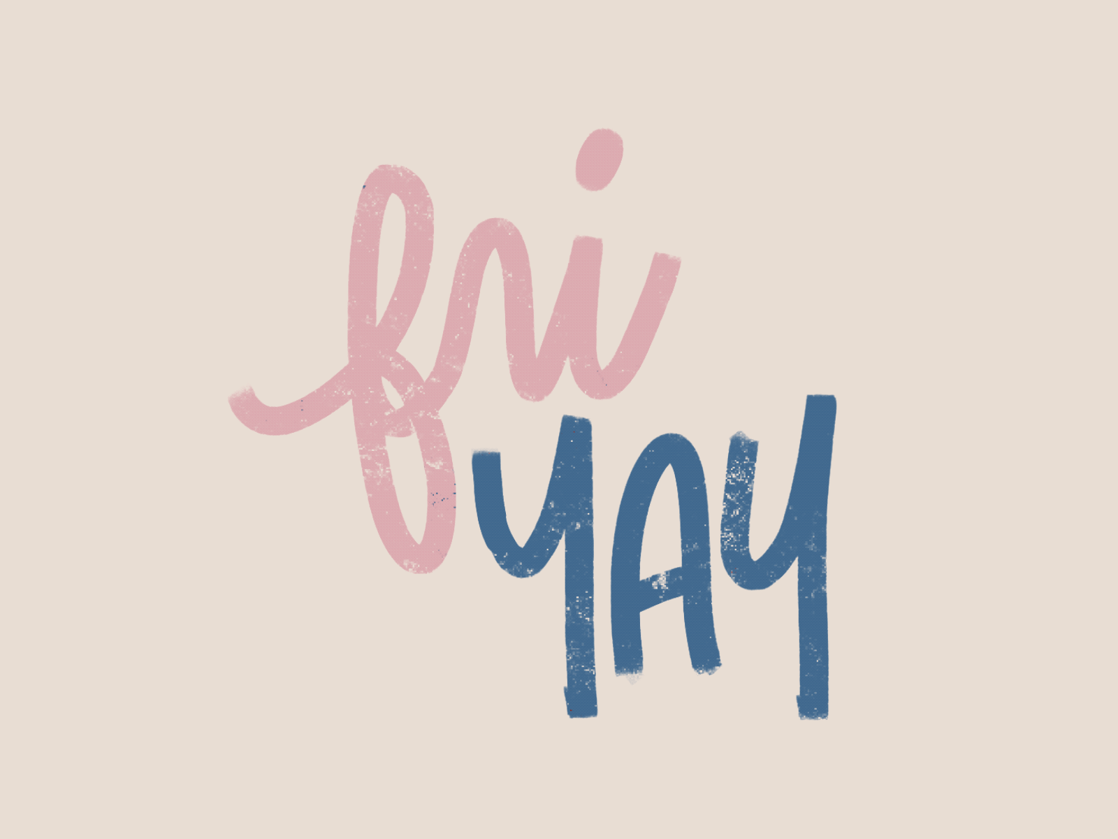 Fri-Yay Animated Hand-Lettering GIF animated gif animatedgif animation friday fridays friyay gif gif animated gif animation hand drawn hand drawn type hand lettered hand lettering hand type retro retro font tgif vintage font vintage type weekend