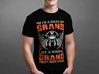 Biker Grand Tshirt Design design designer fashion tshirt tshirt art tshirt design tshirt designer tshirtdesign tshirts typogaphy vintage design