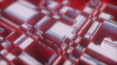 Red City adobe illustrator cinema4d design displacement octane render texture