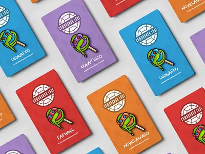 Ninja Heros Pins enamel illustration mutant ninja pin pins teenage tmnt turtles