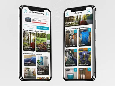 Personal Inventory - Mobile App adobexd design mobile sketch storage