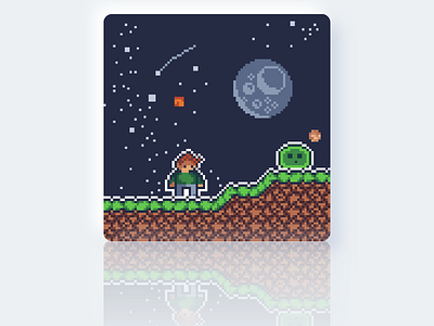 Platformer Mockup mockup pixel art platformer