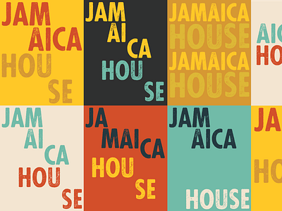 Jamaica House Tiles branding design jamaica richmond typography