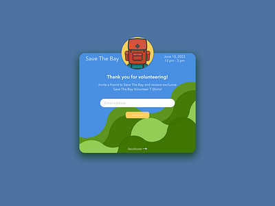 Daily UI 016 daily ui challenge dailyui dailyui016 environmental savethebay sketchapp uidesign