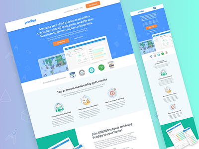 Prodigy Game | Landing Page 🎮 cro design klientboost landing page sales