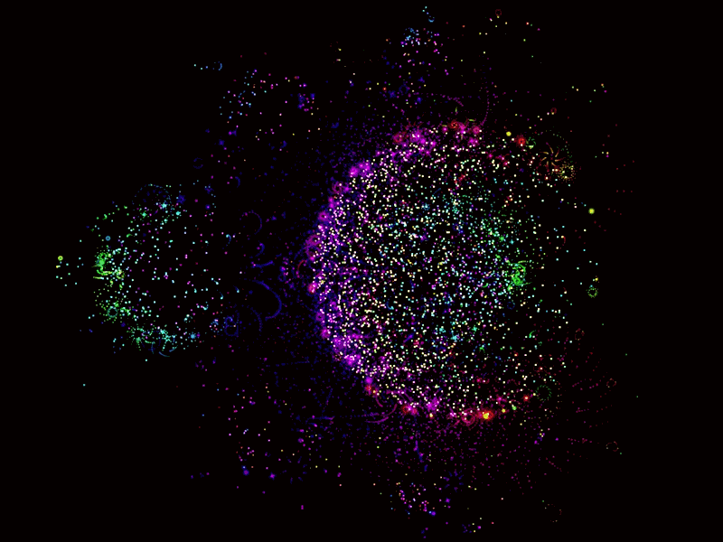 Visualizing Anti-Buddhabrot Orbits animation javascript