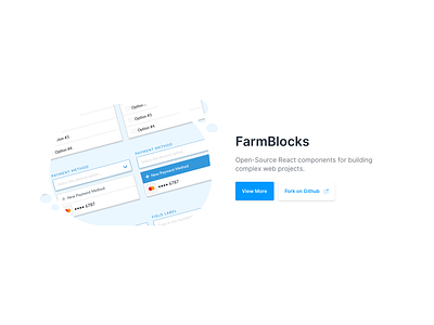 Farmblocks | Open-source React Components ⚛️ component design system farmblocks farmers market react whatsgood