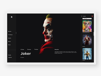 TV App - UI 100daysofui adobexd app dailyui design ui