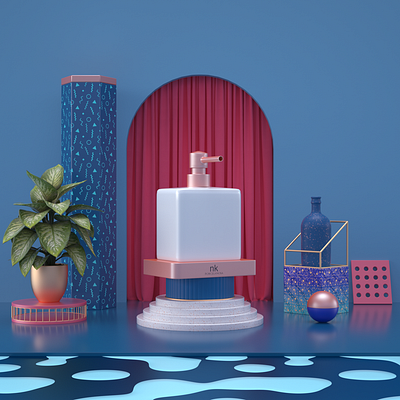 Still Life 3d 3d art 3dmodelling 3dset adobe photoshop animation bodegon cinema4d design illustration octanerender set design stilllife