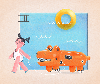 Summer design illustration