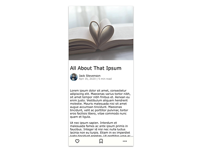 Daily UI (Day 35) blog post dailyui dailyui035