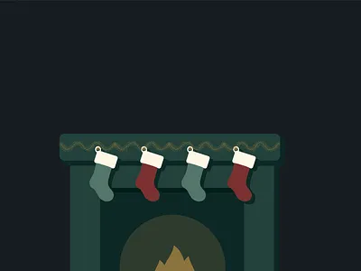 Fireplace with Hung Stockings Illustration adobe illustrator branding christmas christmas card christmas event christmas illustration fire fireplace florida garland glow graphic design illustration illustrator indoors opacity ornamentation scene scenery stockings