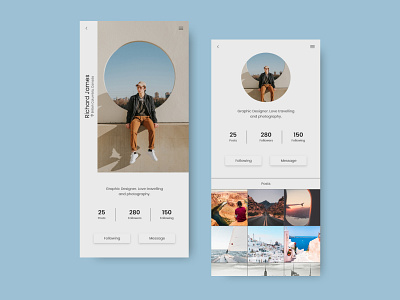 Daily UI 100dayuichallenge app dailyui design dribbble ui uidesign uiux user interface design user profile userinterface web