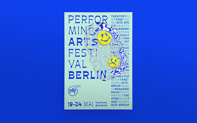 Performing Arts Festival Berlin branding digital illustration illustration poster poster design visual identity