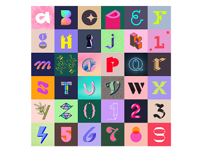 36 Days of Type / ALL 36daysoftype 36daysoftype07 alphabet brushes challenge colourful effects illustration letter lettering logo monoline number shapes texture thumbnails type typography vector