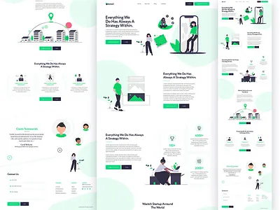Saas Website And Landingpage Template app landingpage website