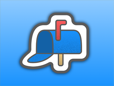 Mailbox Sticker mailbox neighbor sketchapp sticker