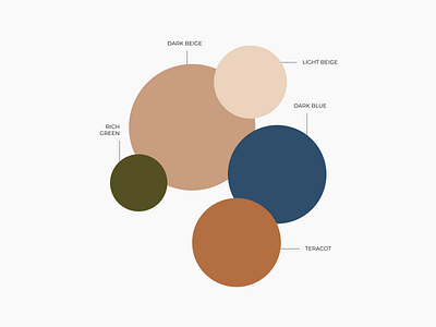 color palette for my project clean color color palette design elegant minimal palet warna palette typography ui web website