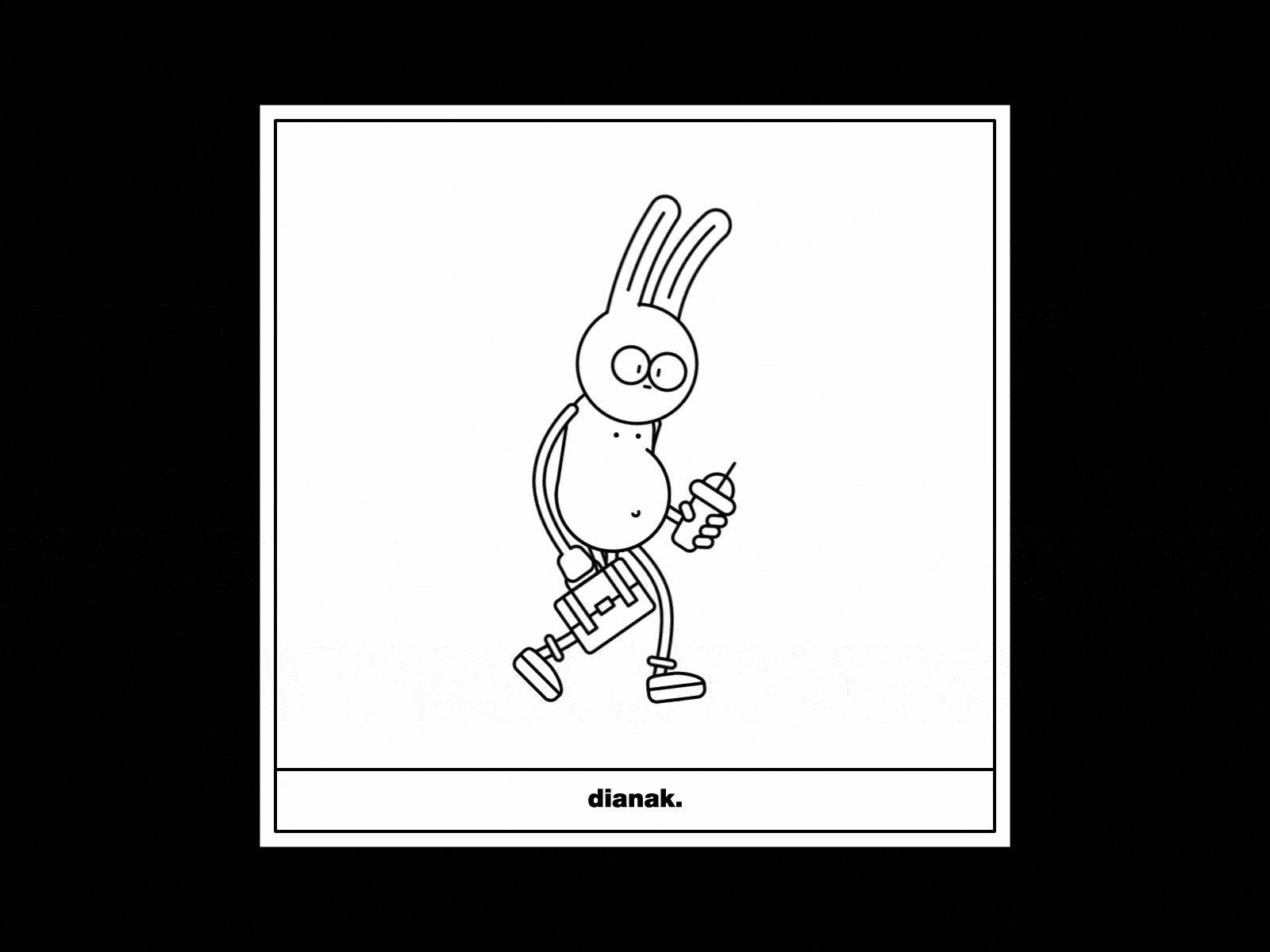 Hare 18+ ae after effect aftereffects animation animation character character character animation character design characterdesign designerdianak dribbble