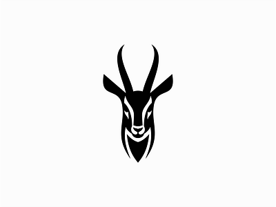 Gazelle Logo animal animals branding cute design elegant gazelle geometric icon identity illustration impala logo mark modern nature premium sale symbol vector