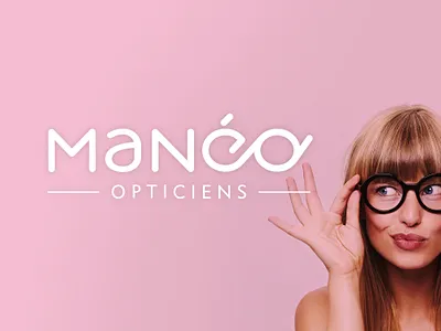 New logo for Manéo Opticiens branding design identity logo logotype