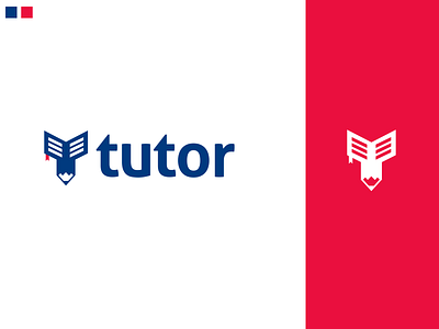 tutor abstract academy academy logo college creative education education logo logo design logo design branding logo design concept minimalist new logo pencil logo school logo student teaching logo tution logo tutor university