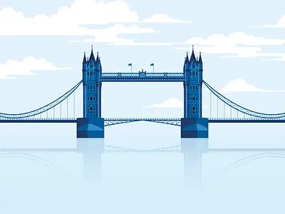 Tower Bridge branding bus tour graphic design illustration illustration digital ilustrations london london tour marianna orsho mariannaorsho red bus tour tourism tower bridge uk united kingdom vector vector art vector artist visual identity