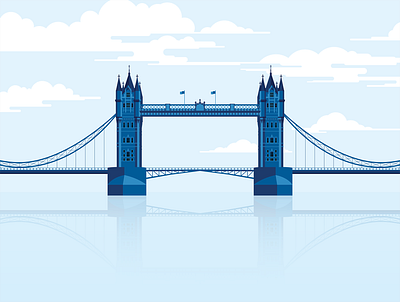Tower Bridge branding bus tour graphic design illustration illustration digital ilustrations london london tour marianna orsho mariannaorsho red bus tour tourism tower bridge uk united kingdom vector vector art vector artist visual identity
