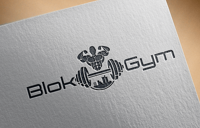 Blok Gym belgrade branding design graphic design gym logo logo logo design logodesign mock up new belgrade vector